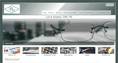 Desktop Screenshot of lorisowerscpa.com