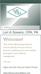 Mobile Screenshot of lorisowerscpa.com